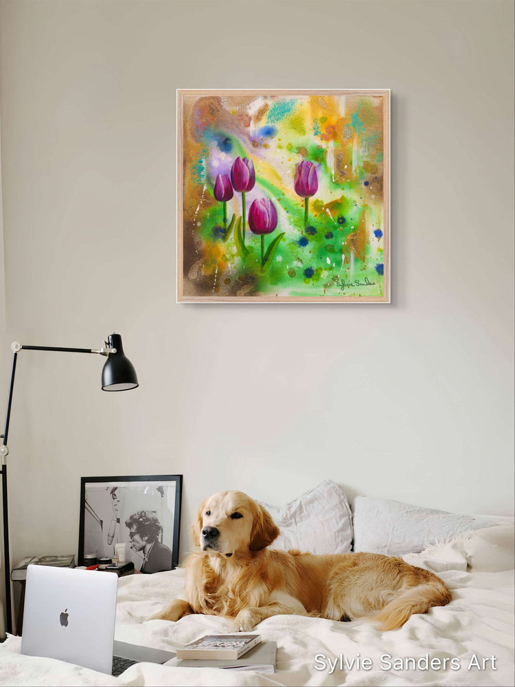 Abstract Floral Framed Prints