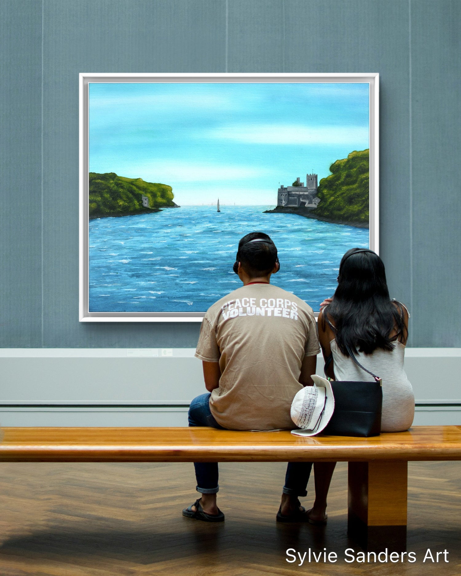 Out to Sea - River Dart Premium Wooden Framed Prints