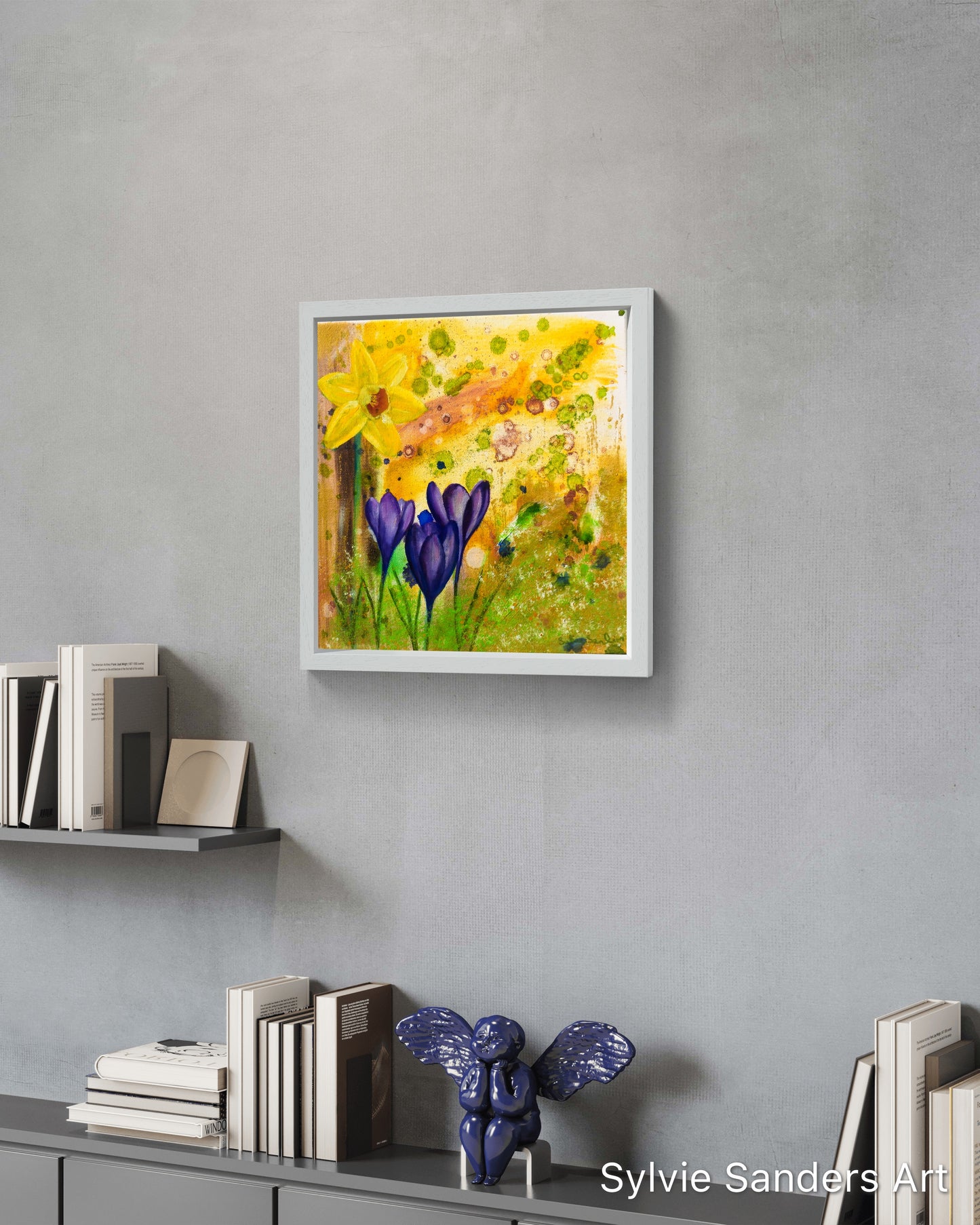 Spring Flowers - Framed Original Painting