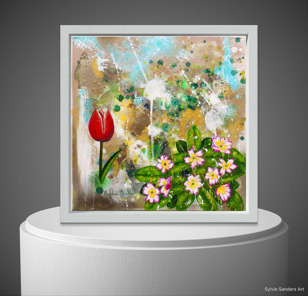 Displaying More Spring Flowers Painting