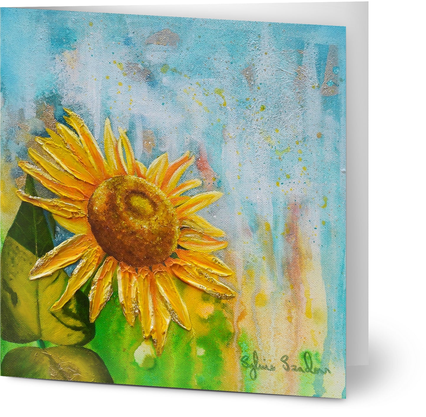 Sunflower - Single Greeting Card